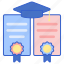 certificate, degree, diploma 