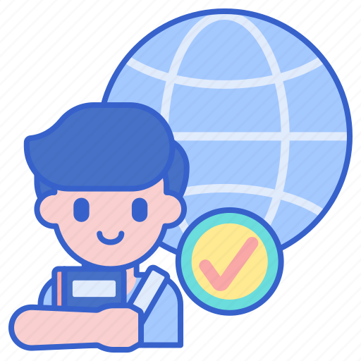 Globe, international, student icon - Download on Iconfinder