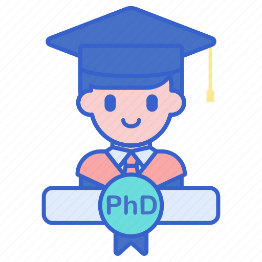 phd graduation icon