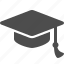 college, graduation cap, hat, university, education 