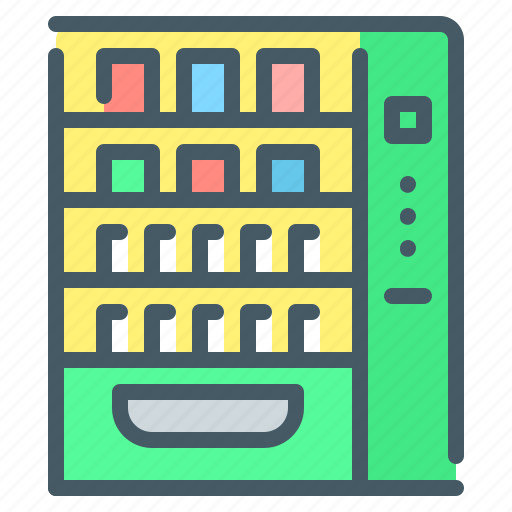 Vending, untact, snack, machine, automat, snack automat icon - Download on Iconfinder