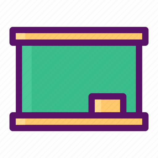 Blackboard, board, eraser, teach, write icon - Download on Iconfinder