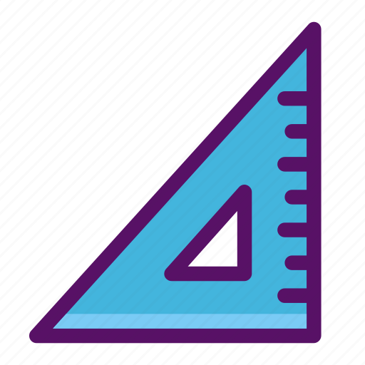 Angle, math, measure, ruler, triangle icon - Download on Iconfinder
