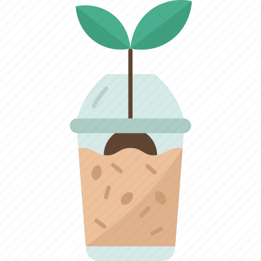 Cup, plastic, planters, reuse, gardening icon - Download on Iconfinder