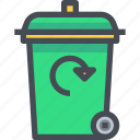 bin, delete, garbage, recycle, trash