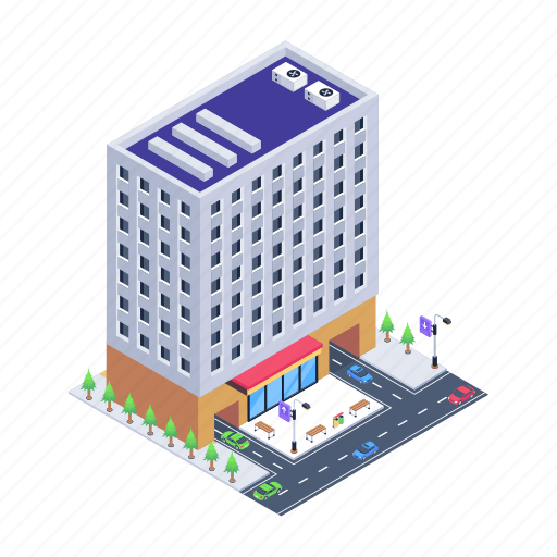 Building, city architecture, commercial building, modern building, urban building icon - Download on Iconfinder