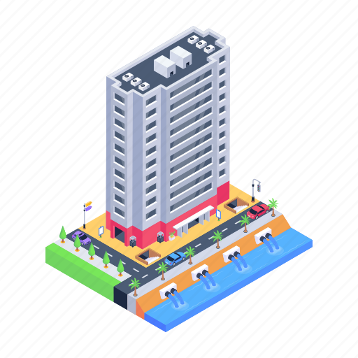 Factory, industry, mill, plaza, mall icon - Download on Iconfinder