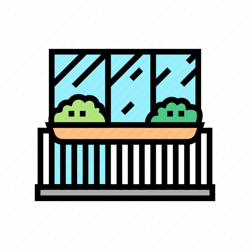 Plant, balcony, urban, business, gardening, eco icon - Download on Iconfinder