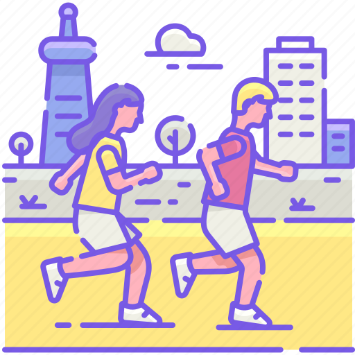 City, marathon, running icon - Download on Iconfinder