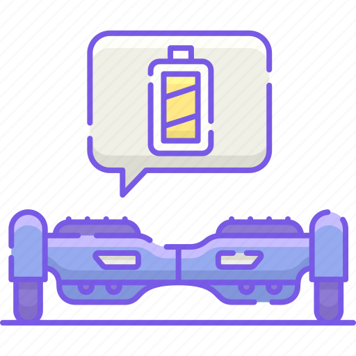 Battery, electric, hoverboard icon - Download on Iconfinder