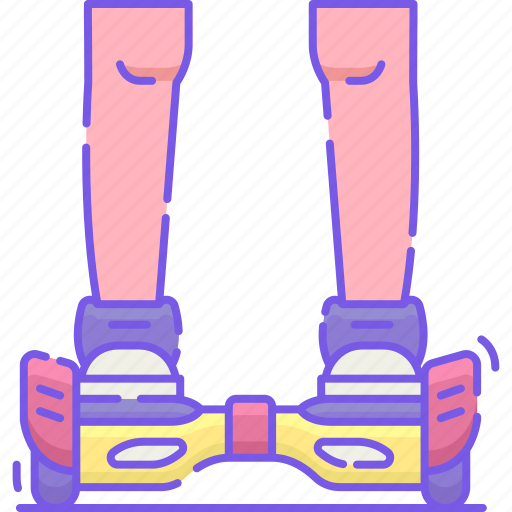 Hoverboard, hoverboarding, legs icon - Download on Iconfinder