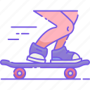 longboarding, skate, skateboard, sport