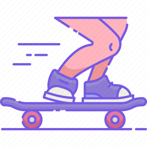 Longboarding, skate, skateboard, sport icon - Download on Iconfinder
