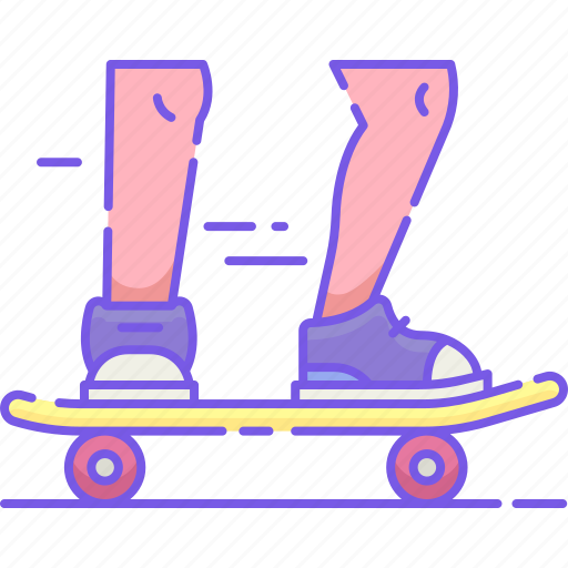 Legs, skate, skateboarding icon - Download on Iconfinder