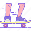legs, skate, skateboarding 