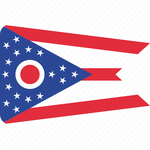 Flag, ohio, state, us icon - Download on Iconfinder
