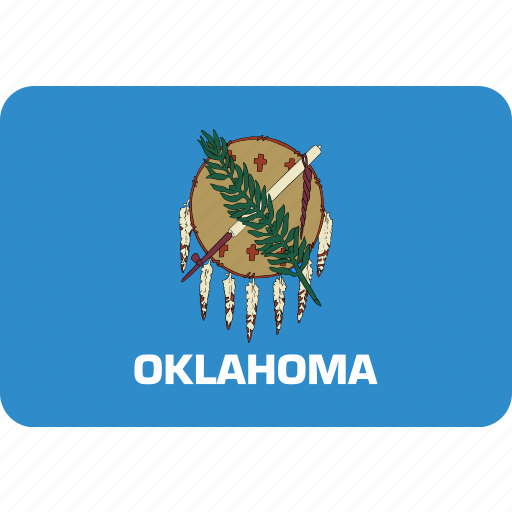 American, flag, oklahoma, state icon - Download on Iconfinder