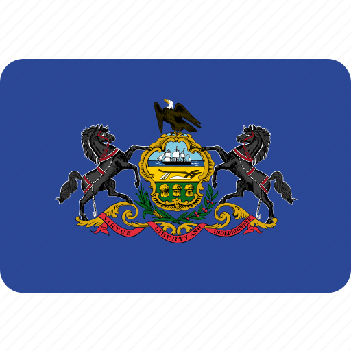 Flag, pennsylvania, state, usa icon - Download on Iconfinder