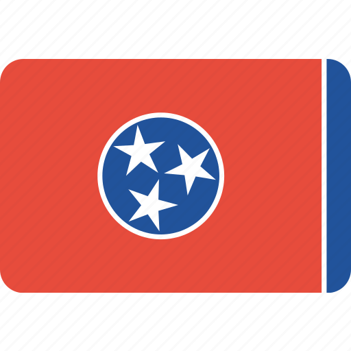 Flag, state, tennessee, usa icon - Download on Iconfinder