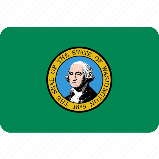 American, flag, state, washington icon - Download on Iconfinder