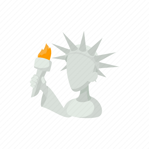Cartoon, freedom, head, liberty, monument, statue, usa icon - Download on Iconfinder