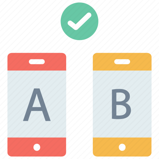 Ab testing, compare, passed, screens, usability testing icon - Download on Iconfinder