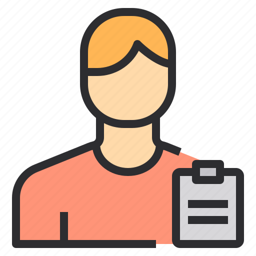 Avatar, clipboard, male, people, profile, user icon - Download on Iconfinder