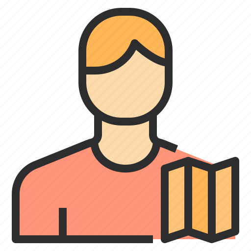 Avatar, male, map, people, profile, user icon - Download on Iconfinder