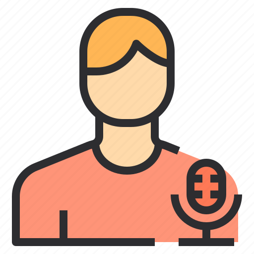 Male, microphone, record, user icon - Download on Iconfinder