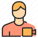 avatar, male, people, profile, recorder, user