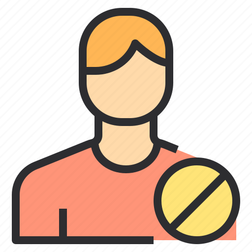 Avatar, male, people, profile, stop, user icon - Download on Iconfinder