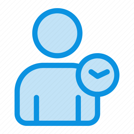 Basic, man, time, user icon - Download on Iconfinder