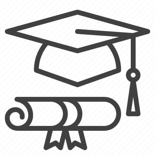 Diploma, education, graduation, hat icon - Download on Iconfinder