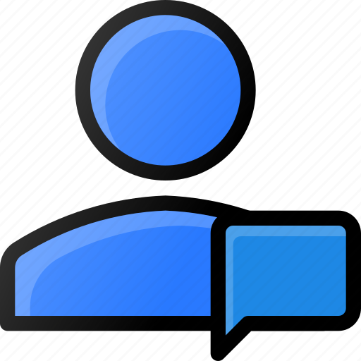 Chat, user, account, profile, massage icon - Download on Iconfinder
