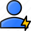 fast, user, account, profile, lightning 