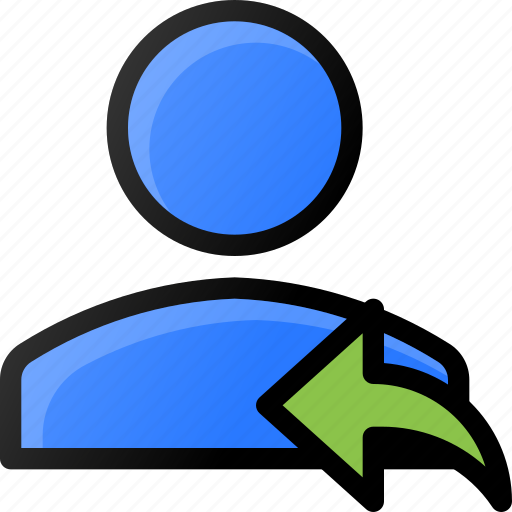 Reply, user, account, profile icon - Download on Iconfinder