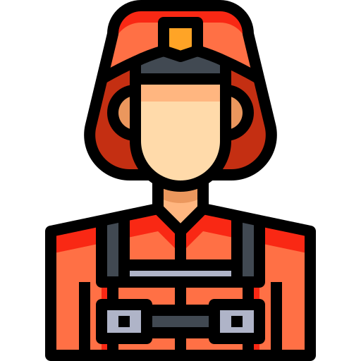 Avatar, firefighter, people, person, profile, user icon - Free download