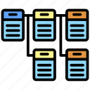 cloud, data, database, server, storage