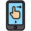 gesture, interaction, smartphone, swipe, ui, ux 