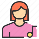 avatar, entertainment, female, music, profile, user