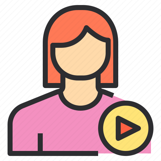 Avatar, female, music, profile, user icon - Download on Iconfinder