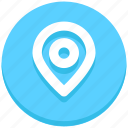 interface, location, map pin, user
