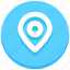 interface, location, map pin, user 