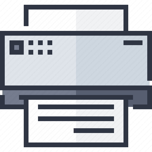 Printer, print, printing, office, work icon - Download on Iconfinder
