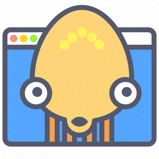 Alien, browser, chat, emoji, smile, web icon - Download on Iconfinder
