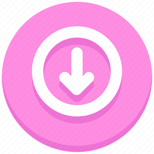 Arrow, circle, down, download, interface, user icon - Download on Iconfinder