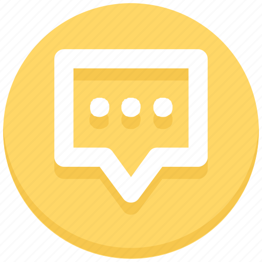 Bubble, chat, comment, interface, message, speech, user icon - Download on Iconfinder