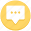 bubble, chat, comment, interface, message, speech, user 