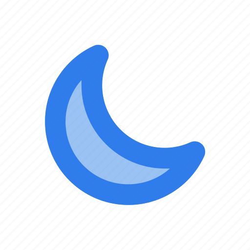 Crescent, interface, moon, night, sleep, ui, user icon - Download on Iconfinder