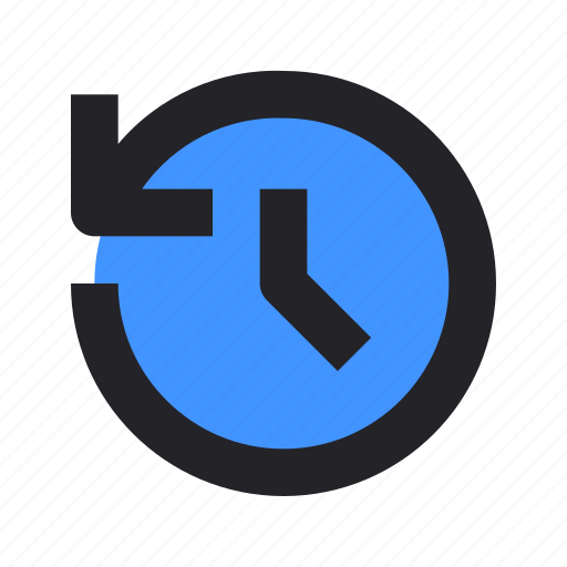 Arrow, clock, clockwise, load, refresh, time, undo icon - Download on Iconfinder